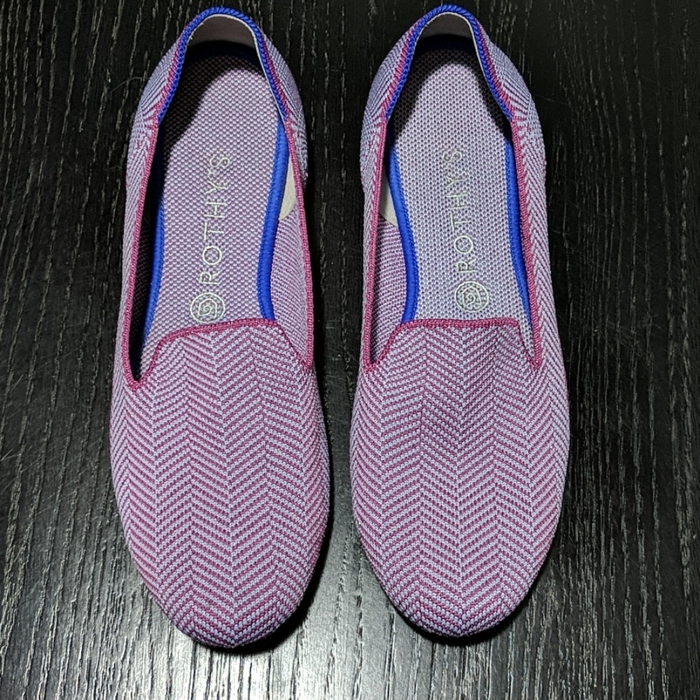 Rothy's Amethyst Herringbone Loafers